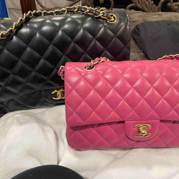 Chanel Classic Medium Double Flap Lambskin - Picture 6 of 8